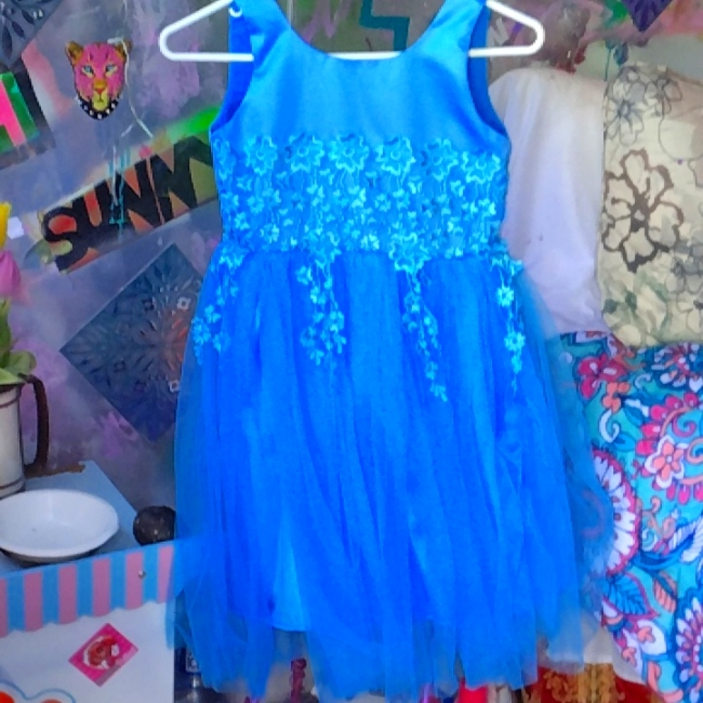 Blue girls dress